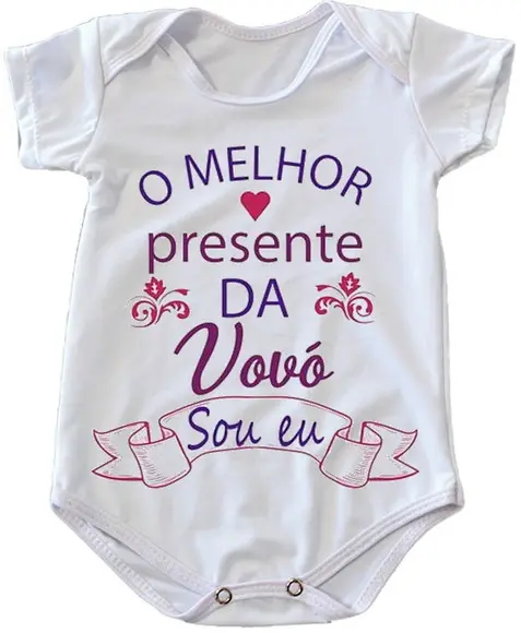 Body Infantil O Melhor Presente da Vovó