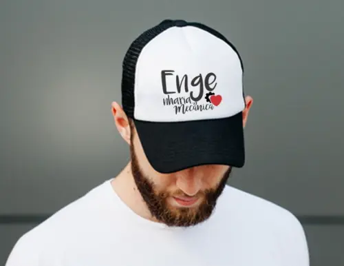 Boné Trucker Engenharia Mecânica