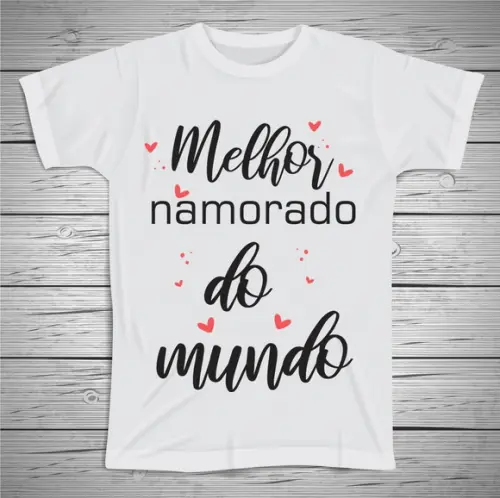Camiseta Melhor Namorado do Mundo