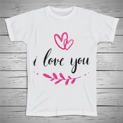 Camiseta Dia dos Namorados I Love You