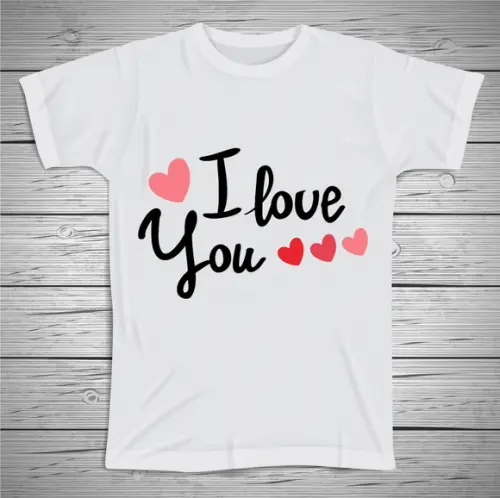 Camiseta Dia dos Namorados I Love You