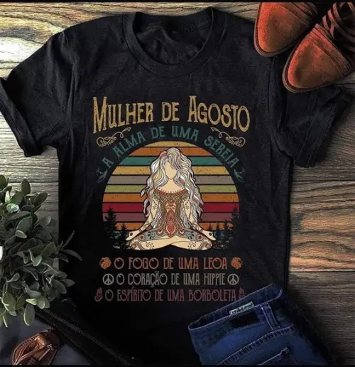 Camiseta Mulher de Agosto