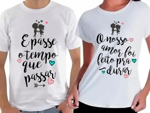 Kit Camiseta Dia dos Namorados