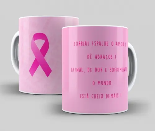 Caneca Outubro Rosa