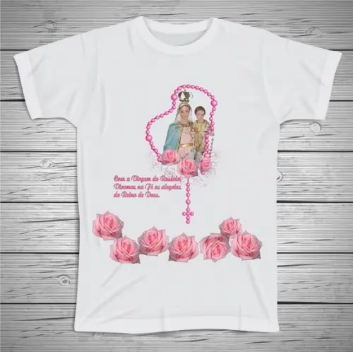 Camiseta Virgem do Rosário