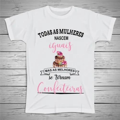 Camiseta Profissão Confeiteira