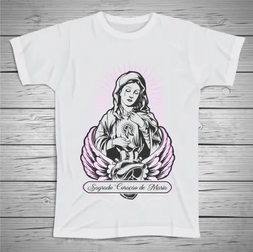 Camiseta Sagrado Coração de Maria