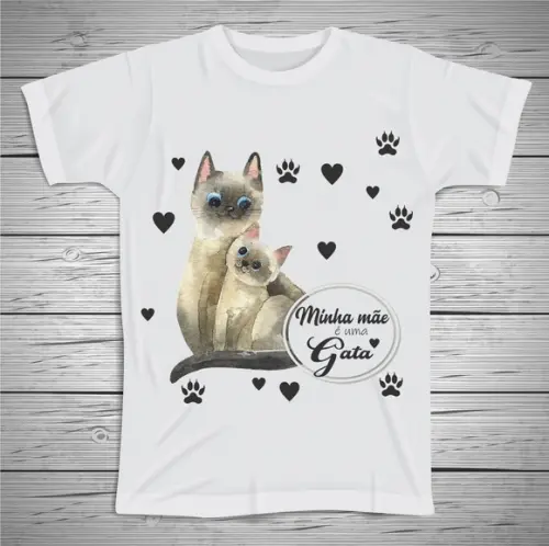 Camiseta Minha Mãe é Uma Gata
