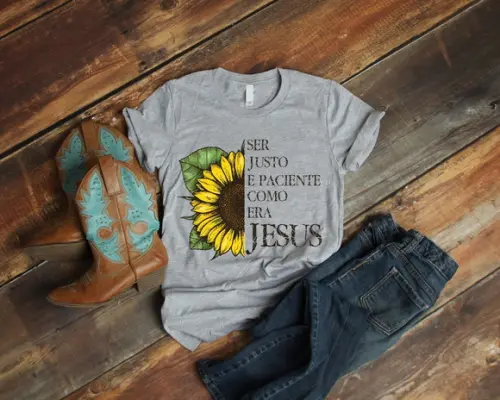 Camiseta Ser Justo e Paciente