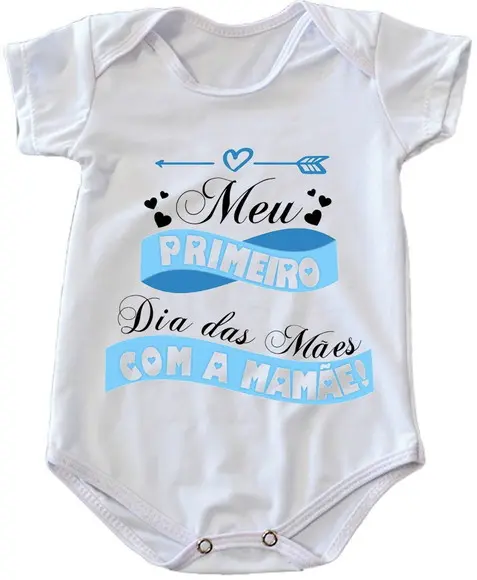 Body Infantil Meu Primeiro Dia das Mães