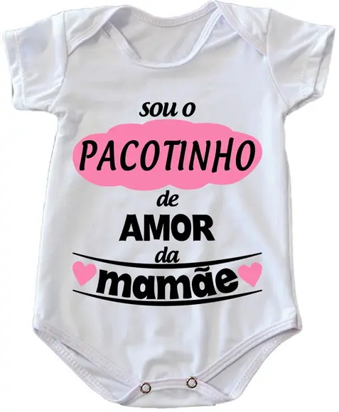Body Infantil Sou o Pacotinho de Amor