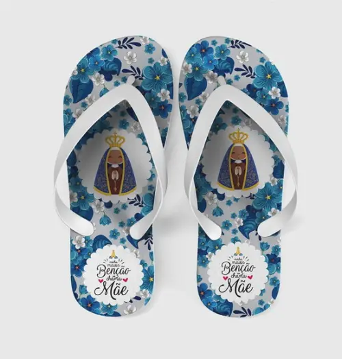 Chinelo Personalizado Dia das Mães