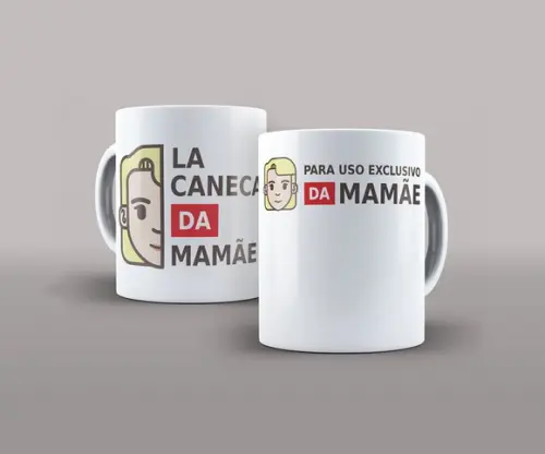 Caneca La Caneca da Mamãe Personalizada