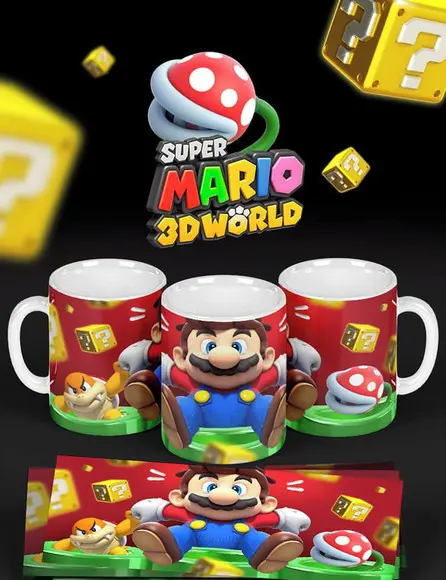 Caneca Super Mario
