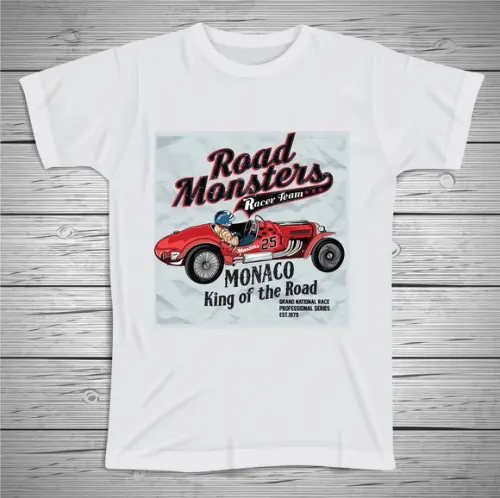 Camiseta Road Monsters
