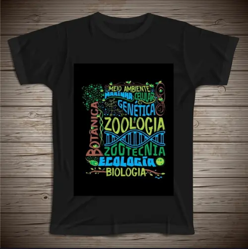 Camiseta Profissão Biologia