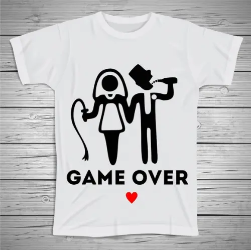 Camiseta Game Over