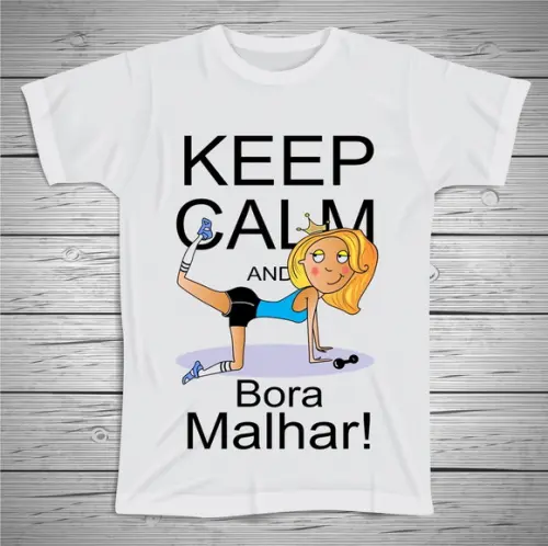 Camiseta Keep Bora Malhar