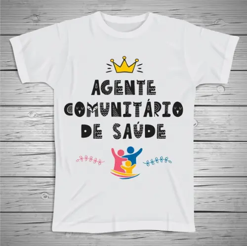 Camiseta Profissão Agente Comunitário de Saúde