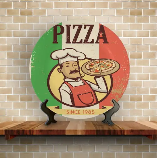 Prato Decorativo Pizza
