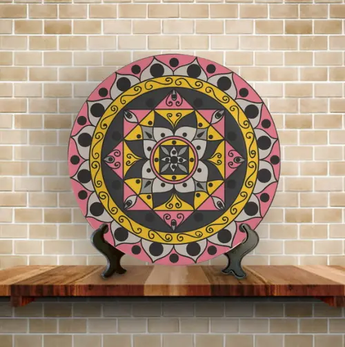 Prato Decorativo Mandala