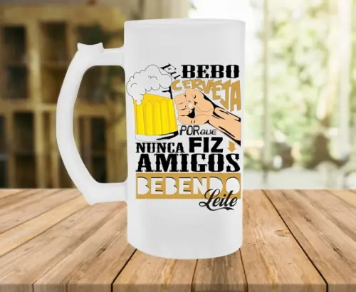 Caneca de chopp Bebo Cerveja
