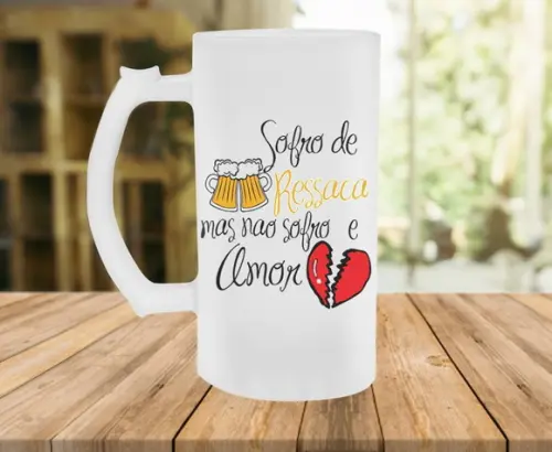 Caneca de chopp Sofro de Ressaca