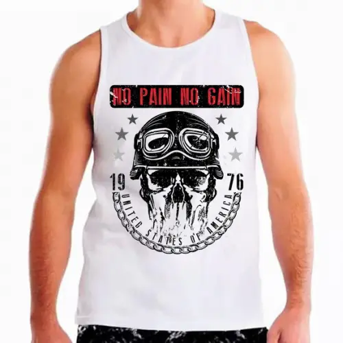 Camiseta Regata No Pain No Gain