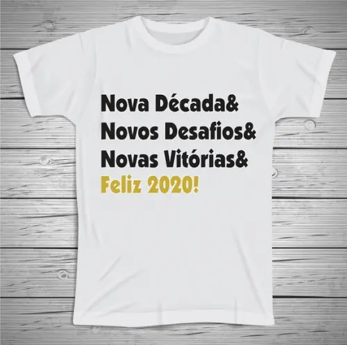 Camiseta Ano Novo