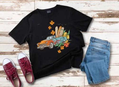 Camiseta Carro Vintage