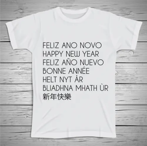 Camiseta Ano Novo