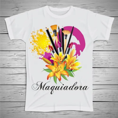 Camiseta Profissão Maquiadora