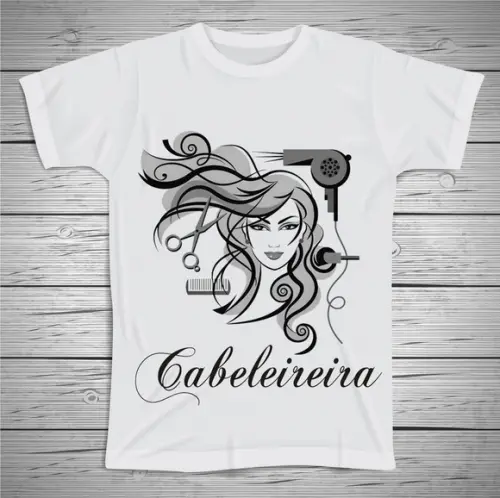 Camiseta Profissão Cabelereira
