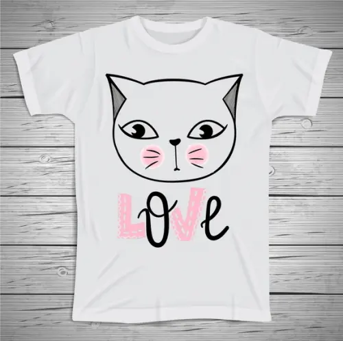 Camiseta Cat Love