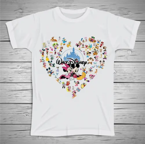 Camiseta Mickey e Minie