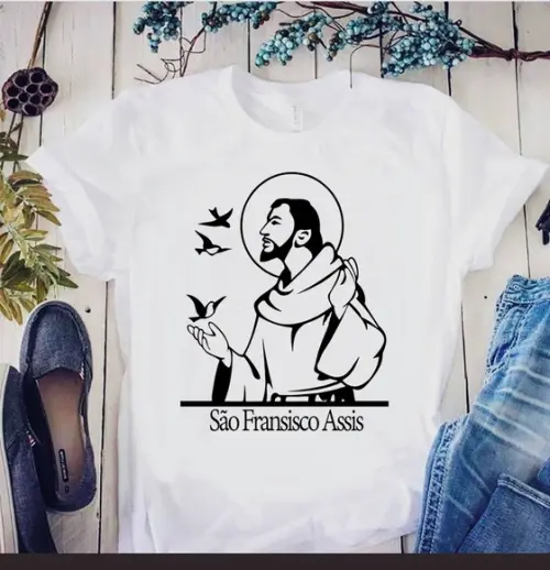 Camiseta Religiosa São Francisco de Assis