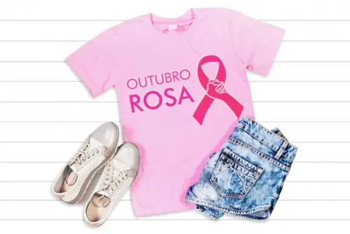 Camiseta Outubro Rosa
