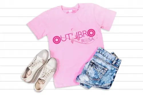Camiseta Outubro Rosa