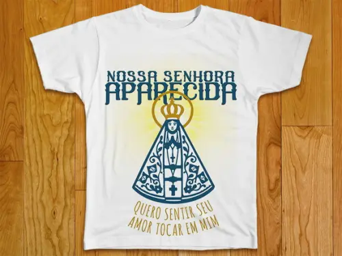 Camiseta Religiosa Nossa Senhora Aparecida