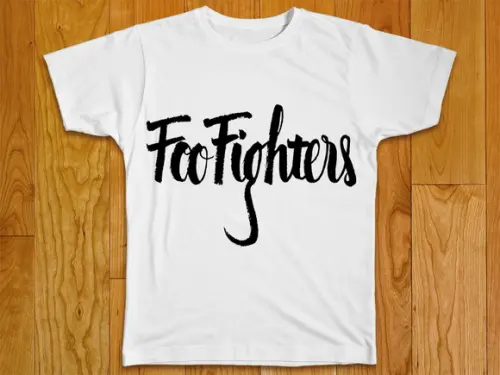Camiseta Rock Foo Figthters