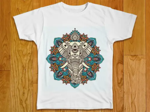 Camiseta Feminina Mandala