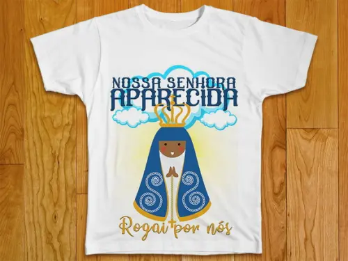 Camiseta Religiosa Nossa Senhora Aparecida