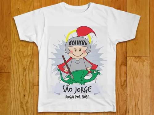 Camiseta Religiosa São Jorge