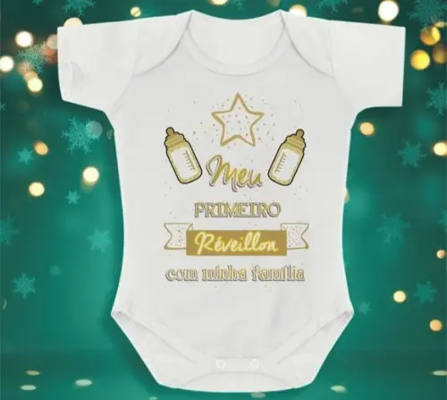 Body Infantil Meu Primeiro Reveillon