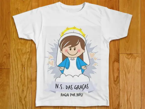 Camiseta Religiosa Nossa Senhora das Graças