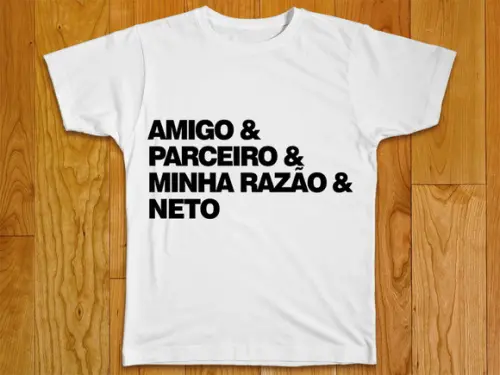 Camiseta Amigo Parceiro Neto