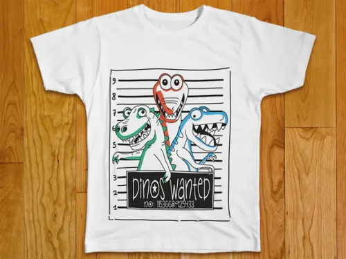 Camiseta Infantil Dinossauros