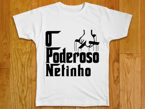 Camiseta Infantil Poderoso Netinho