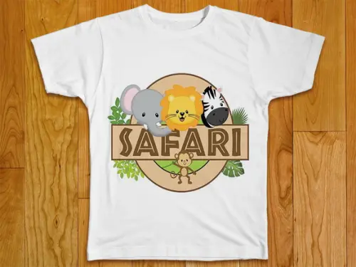 Camiseta Infantil Safari