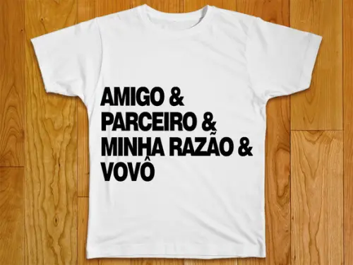 Camiseta Amigo Parceiro Vovô